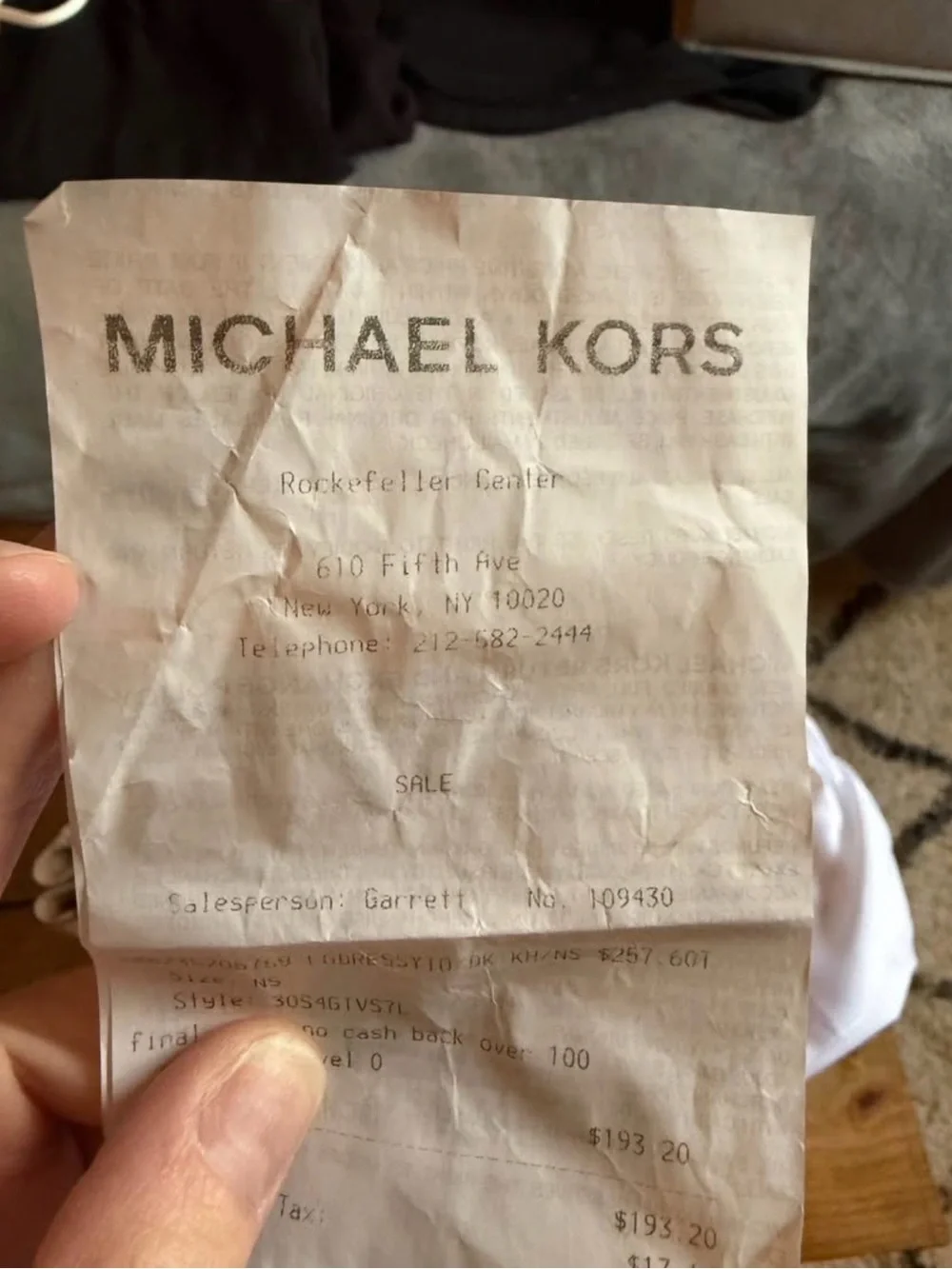 Michael Kors structured saffiano